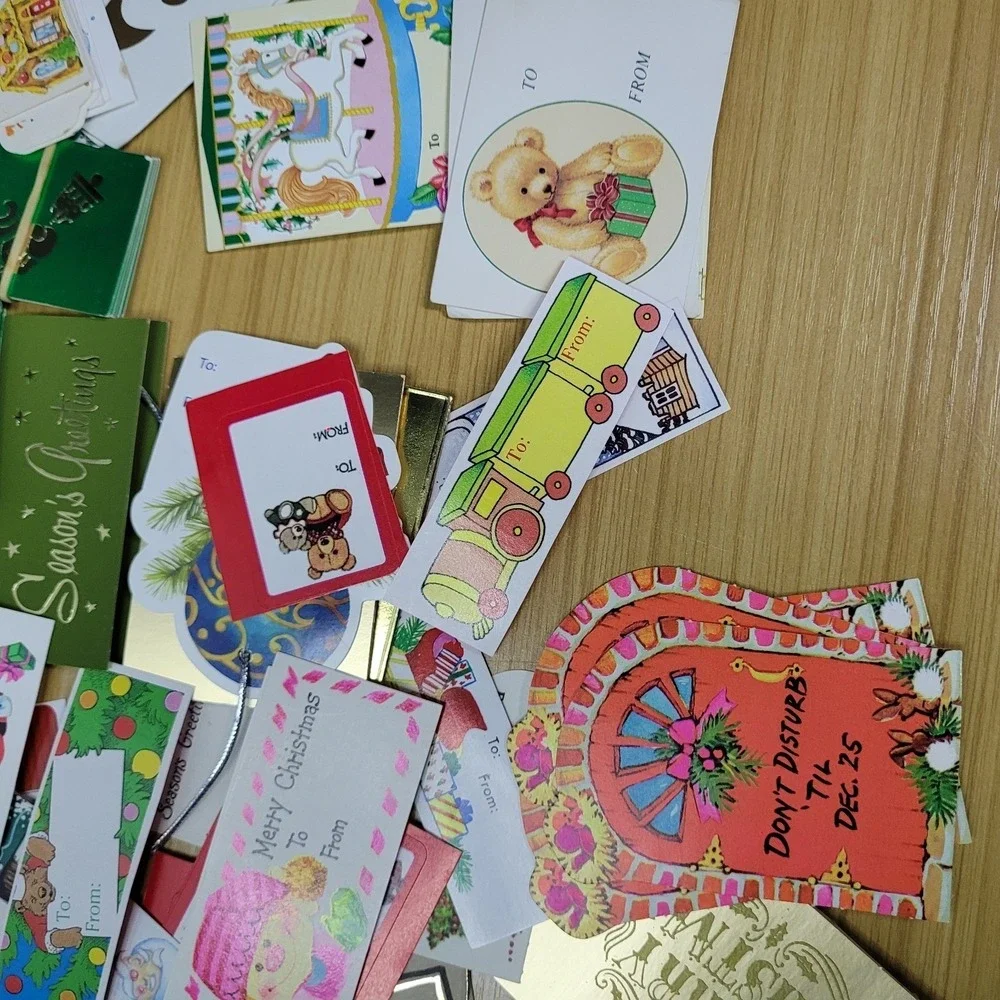 Vintage Lot of Christmas Holiday Gift Tags To From‎